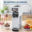 Single-Flavor 6L Commercial 1500W Countertop Soft Serve Ice Cream Machine (SAK25318) by SAKSBY WHOLESALE