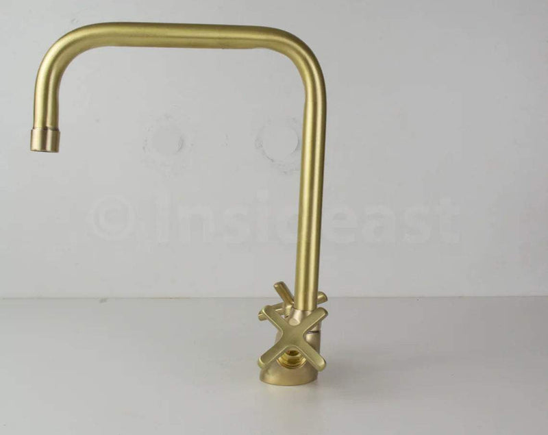 Single Hole Bathroom Faucet - Antique Brass Bathroom Faucet