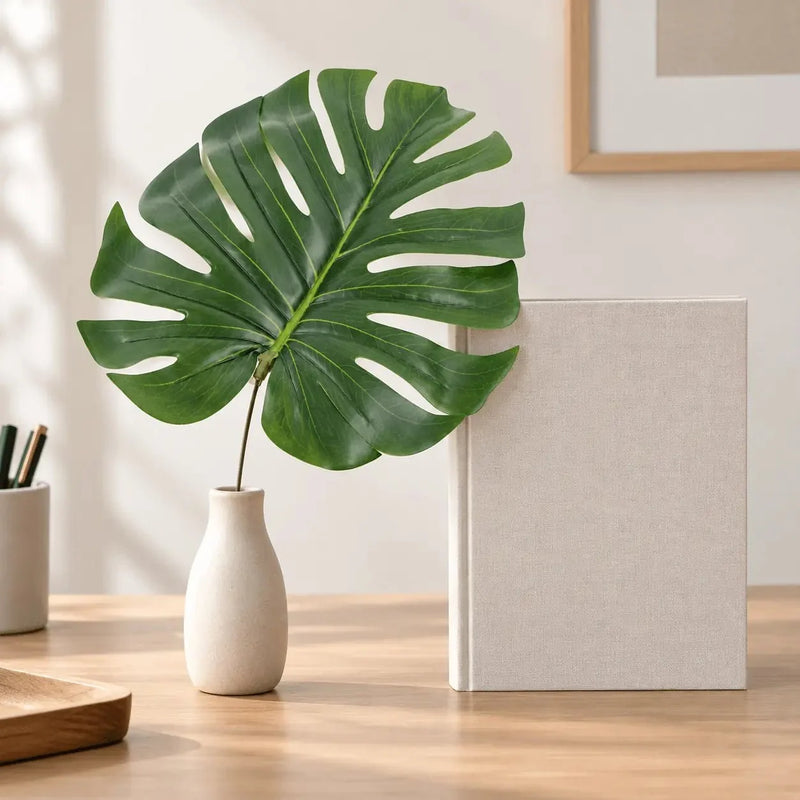 Single Philodendron Leaf Artificial Hanging Plant 11.5in (Clearance Price), photo 9 of 9
