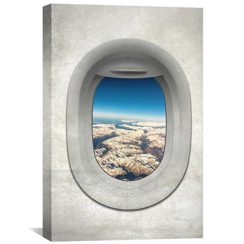 Single Plane View - Austria Canvas