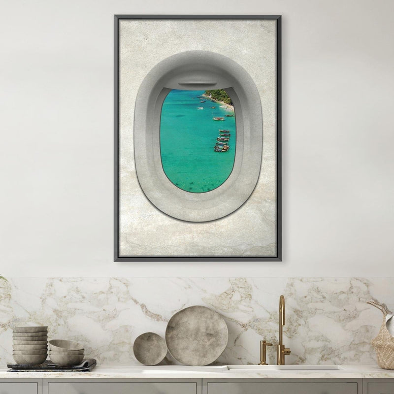 Single Plane View - Bali Canvas