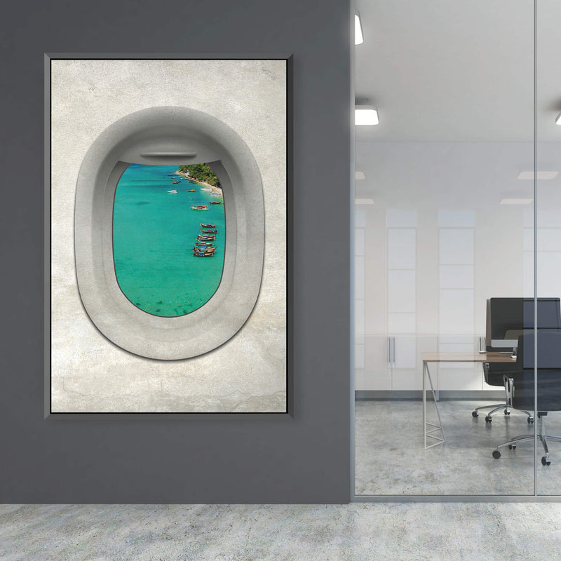 Single Plane View - Bali Canvas