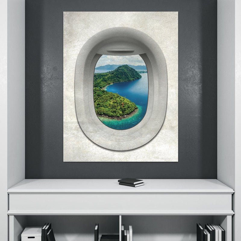 Single Plane View - Indonesia Canvas