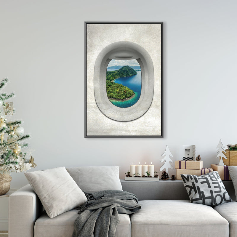 Single Plane View - Indonesia Canvas