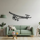Sinus Max Angle Metal Aircraft Wall Art - NCP0596