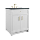 James Martin Bellshire 30" Single Bathroom Vanity, Bright White