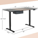 Height Adjustable Electric Standing Desk with USB Charging Port by LJGDeals