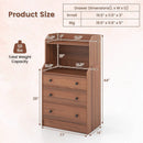 Storage Dresser with Anti-Toppling Device, 44" Tall by LJGDeals