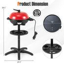 1350 W Outdoor Electric BBQ Grill with Removable Stand Easy to Install by LJGDeals