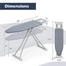 Ironing Board with Iron Rest and Removable Silver-Gray by LJGDeals