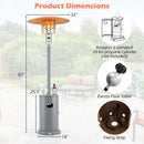 50000 BTU Propane Patio Heater with Round Table Design by LJGDeals