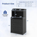 Storage Dresser with Anti-Toppling Device, 44" Tall by DirectDeals