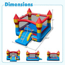 3-in-1 Kids Bouncer with Slide with 480W Blower for Yard by LJGDeals