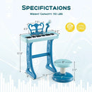 Kids Piano Keyboard 37-Key Kids Toy Keyboard Piano with Microphone for 3+ Kids by LJGDeals