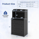 Storage Dresser with Anti-Toppling Device, 44" Tall by LJGDeals