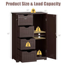 Standing Indoor Wooden Cabinet with 4 Drawers by LJGDeals
