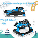 5-in-1 Baby Walker with Adjustable Height and Speed for Boys Girls 6-18 Months by LJGDeals