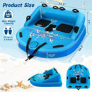 2 Person Water Sport Inflatable Towable Tubes for Boating by LJGDeals