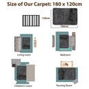 4x6 Feet Modern Soft Shag Rug with Non by LJGDeals