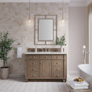 James Martin Bristol 48" Single Bathroom Vanity, Whitewashed Walnut