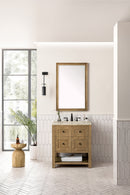 James Martin Breckenridge 30" Single Bathroom Vanity, Light Natural Oak