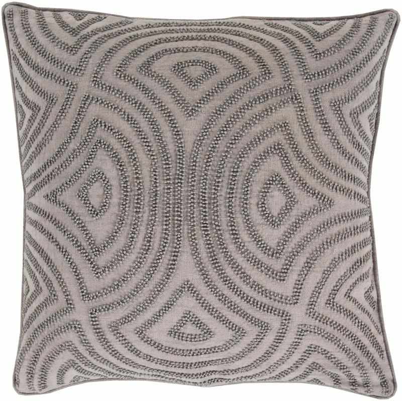 Baars Medium Gray Pillow Cover