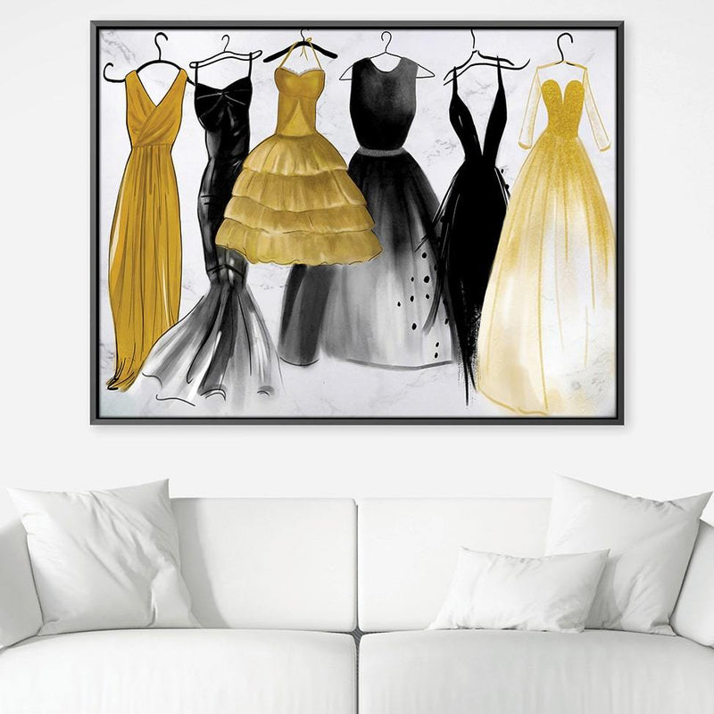 Sketched Dresses Canvas