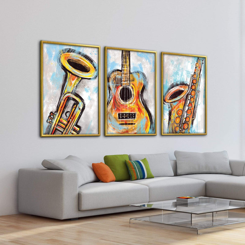 Sketched Instruments Canvas