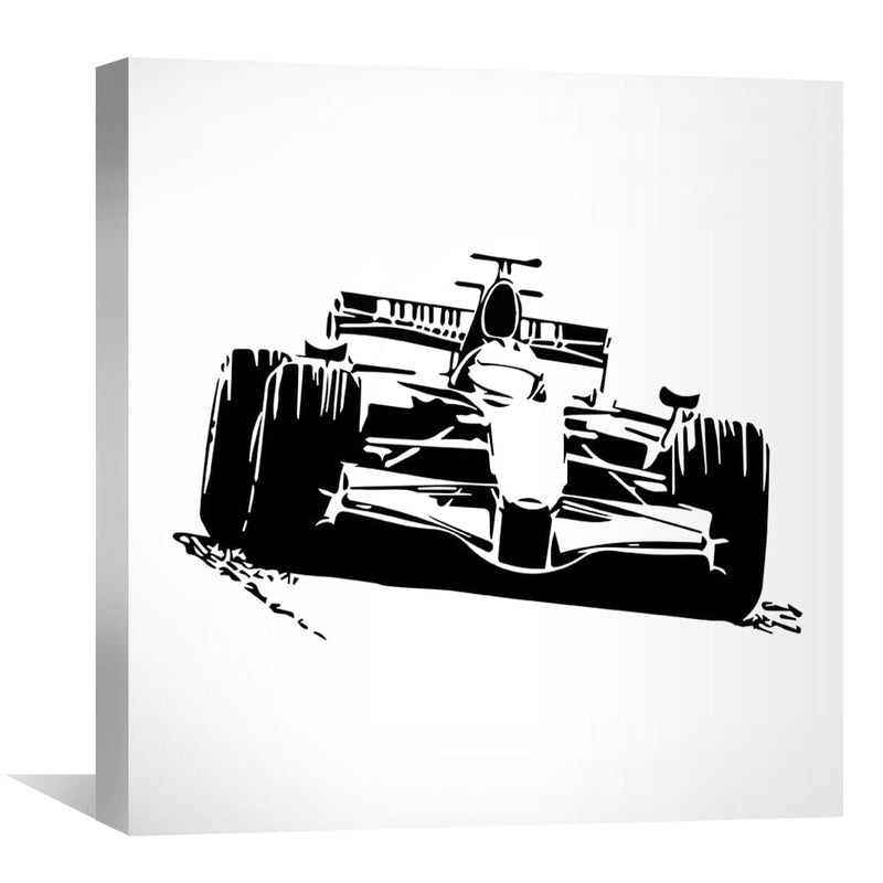 Sketched Racer Canvas