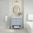 James Martin Breckenridge 30" Single Bathroom Vanity, Serenity Blue