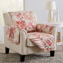 Reversible Floral Patchwork Furniture Protector - Maribel Collection by Great Bay Home