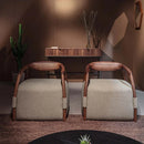 Handmade Natural Wood Armchair