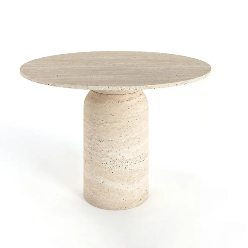 Charissa Travertine Dining Table