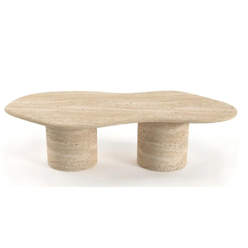 Alecta Travertine Coffee Table