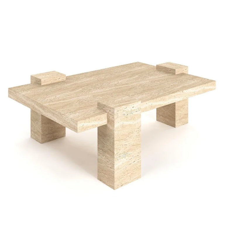 Heliks Travertine Coffee Table