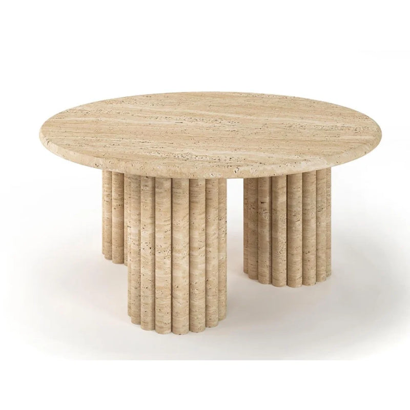 Nomi Travertine Coffee Table