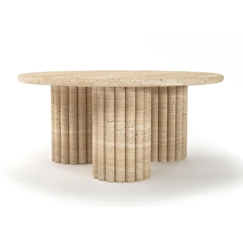 Nomi Travertine Coffee Table