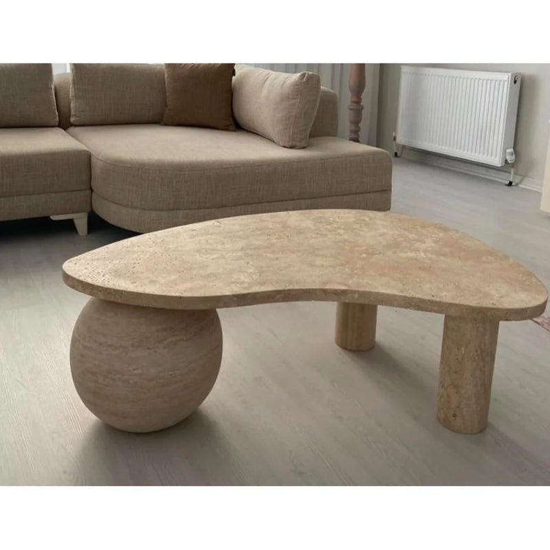 Catalina Travertine Coffee Table