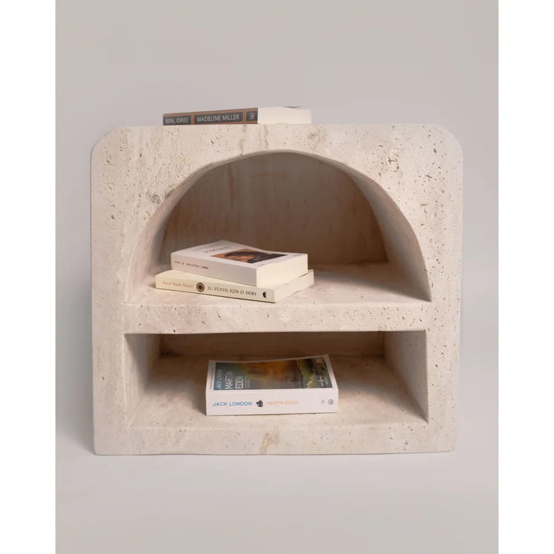 Thoosa Travertine Nightstand