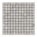 Sky Blue Honed 1x1 Marble Mosaics 12x12