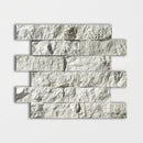 Sky Blue Rock Face 2x6 Marble Mosaics 12x14