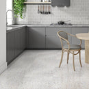 Sky Fusion Polished Terrazzo Tiles 23 5/8x23 5/8