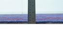 Sky Traditional Design Purple Hand Tufted Overdyed Wool Rug
