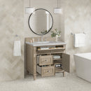 James Martin Lorelai 36" Single Bathroom Vanity, Whitewashed Oak