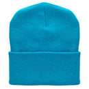 12 Inch Solid Long Beanie Made in USA