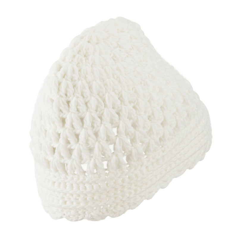Girl's Scalloped Edge Knit Cap