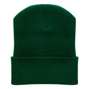 12 Inch Solid Long Beanie Made in USA