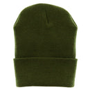 12 Inch Solid Long Beanie Made in USA