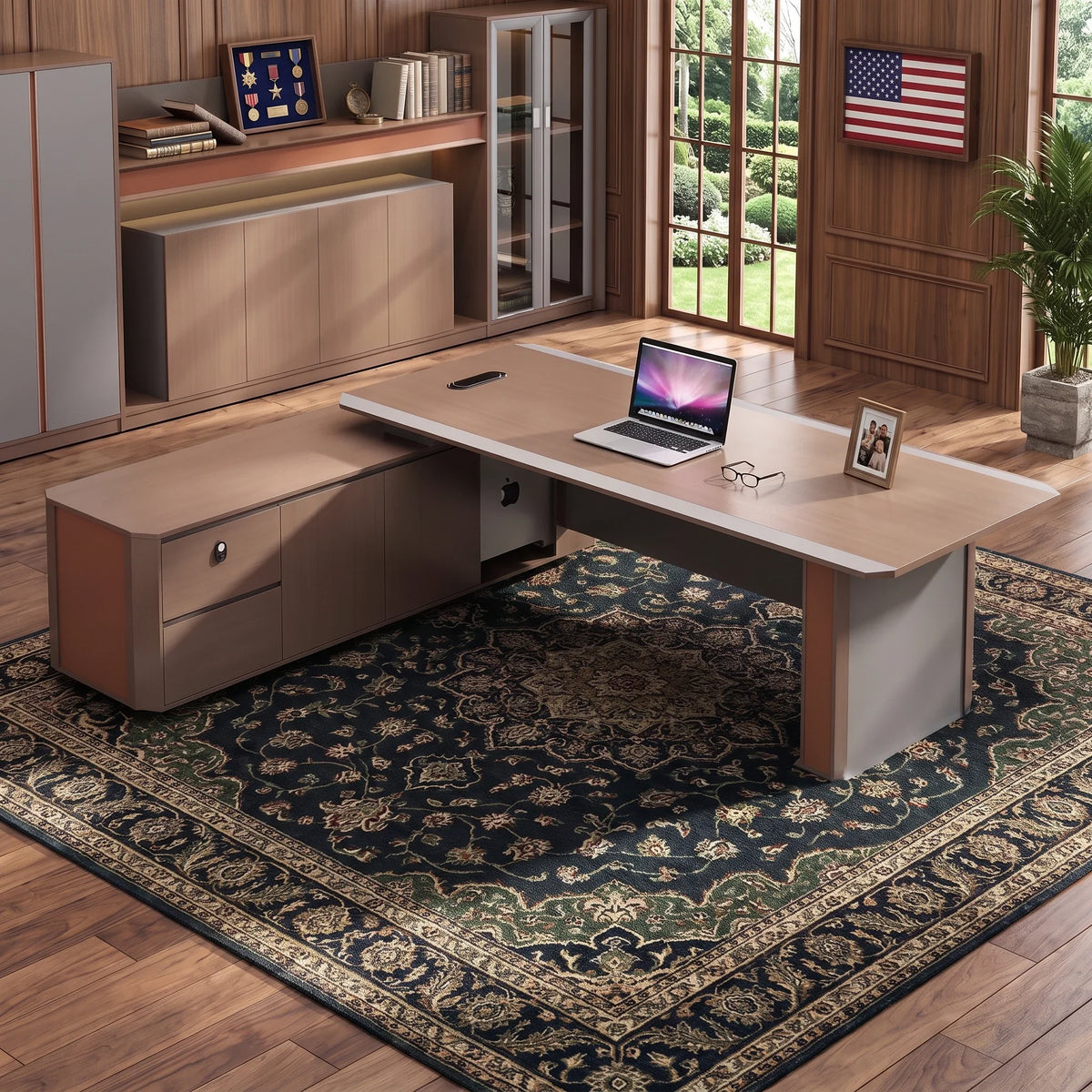 Walsh · Modern L-Shaped Executive Desk, photo 5 of 8