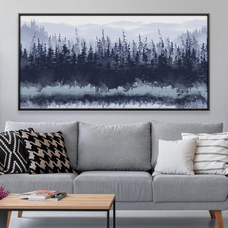 Slated Forest Canvas - Single Panel